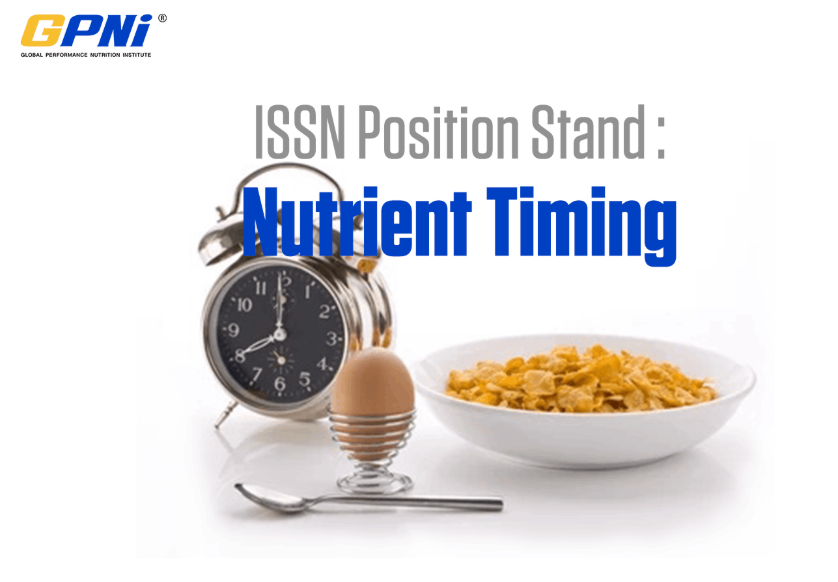 International society of sports nutrition position stand: nutrient timing